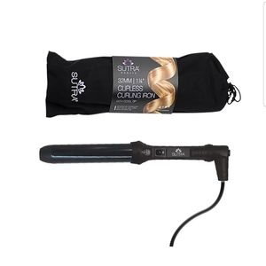 Sultra clipless curling iron with cooling tip